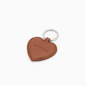 Schlüsselanhänger LOVE HEART #1 Hazelnut