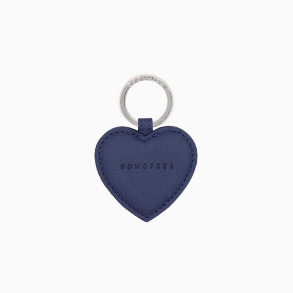 Sohotree-Schlüsselanhänger-Herz-nachhaltig-vegan-Lederalternative-Navy-1