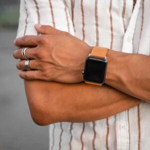 Apple Watch Armband Cognac
